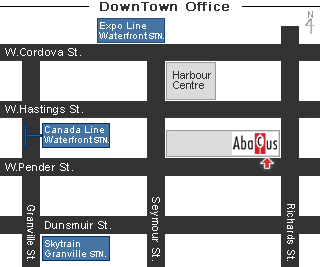 ダウンタウンオフィス地図